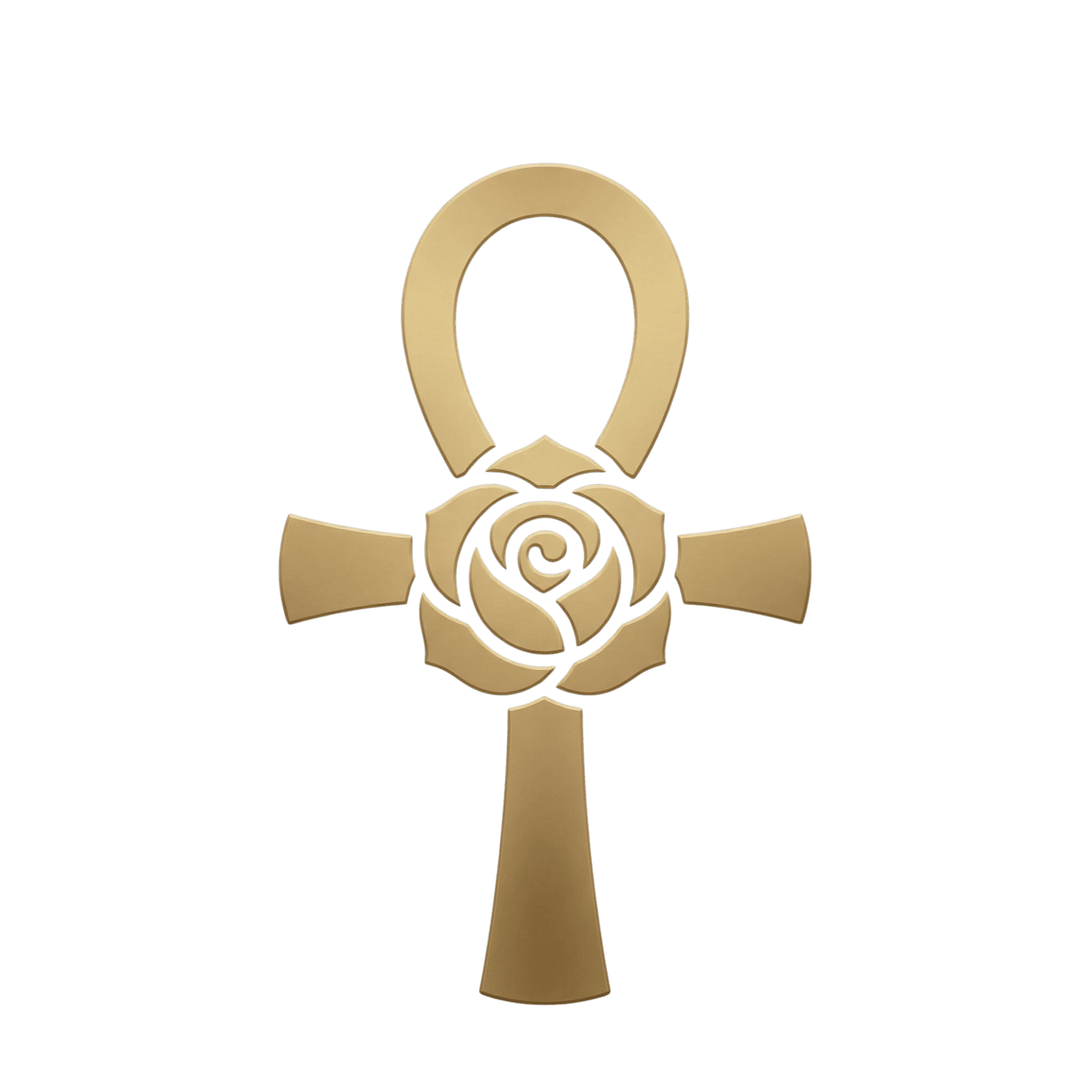 Shining Light Tantra - Ankh with Rose Symbol